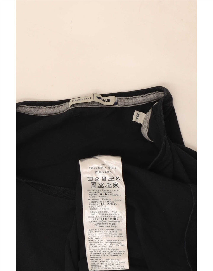 Gas Hombre Top Manga Larga 2XL Azul Marino Algodón