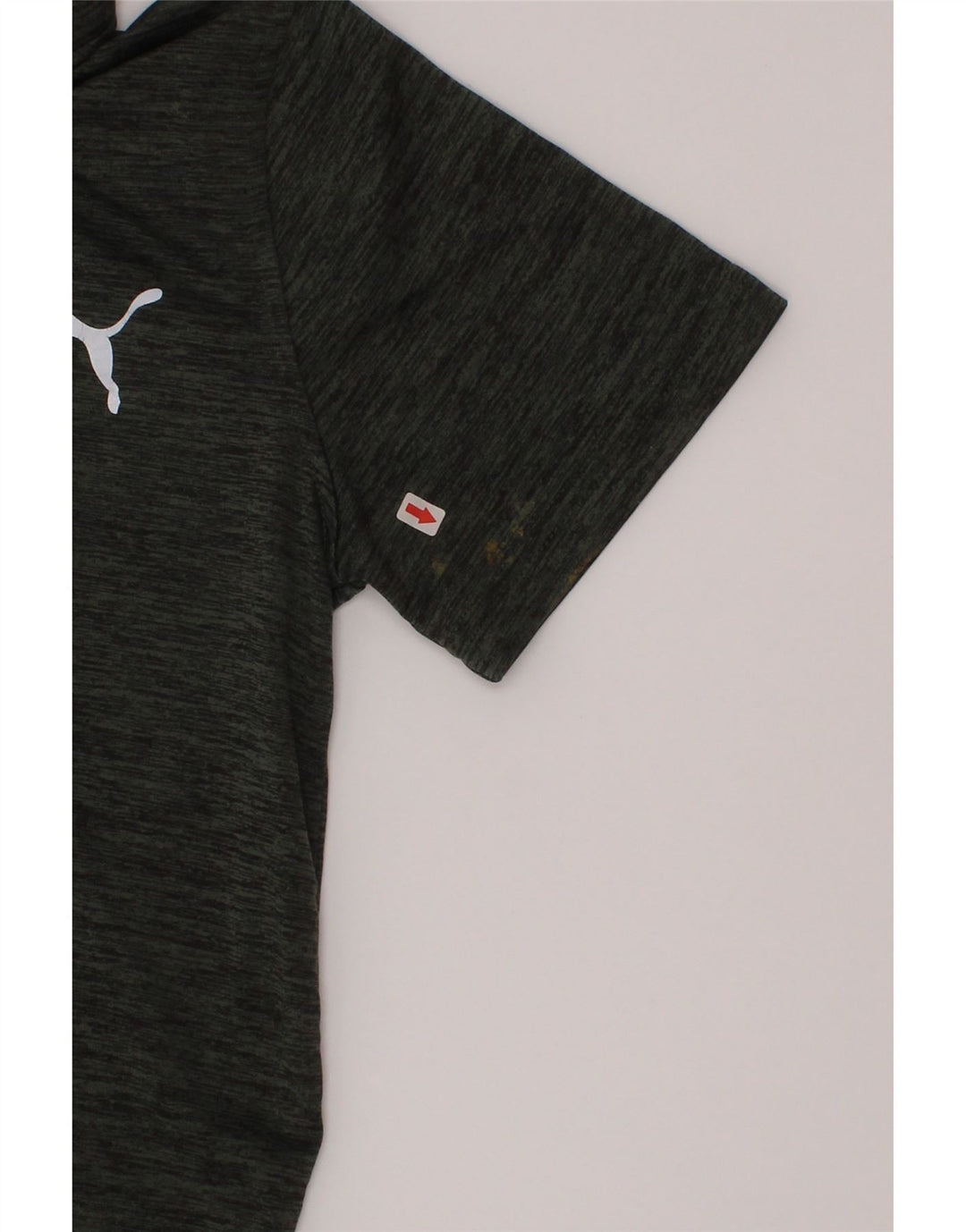 Puma Polo para niño 7-8 años Small Verde Moteado Poliéster