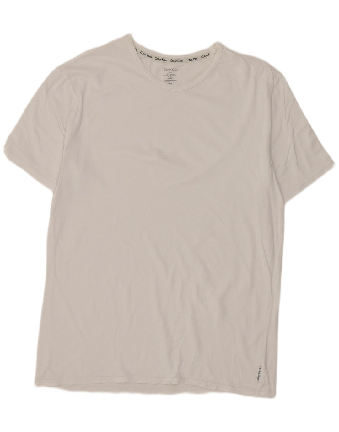 Calvin Klein - Camiseta para hombre, talla grande, color blanco