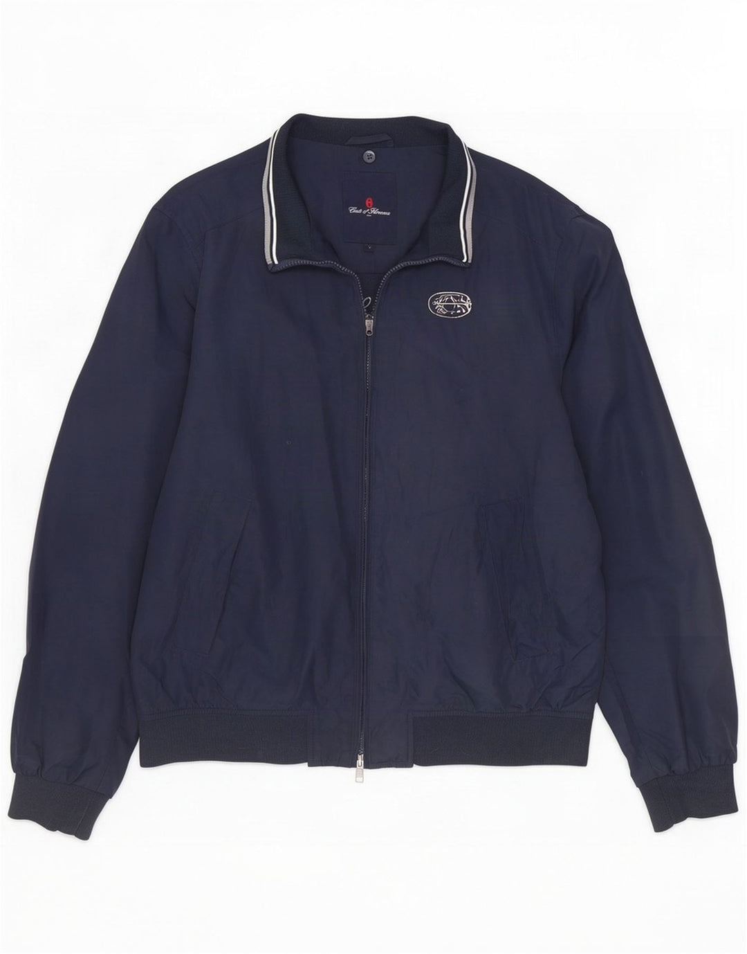 Conte of Florence - Chaqueta de chándal para hombre, talla grande, poliéster, color azul marino