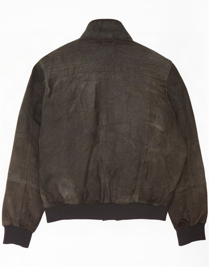 Conbipel Chaqueta bomber de ante para hombre IT 54 XL Verde