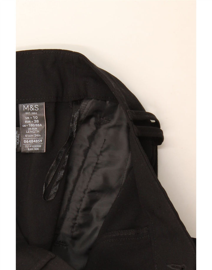 Marks & Spencer Falda lápiz para mujer UK 10 Small W30 Poliéster negro