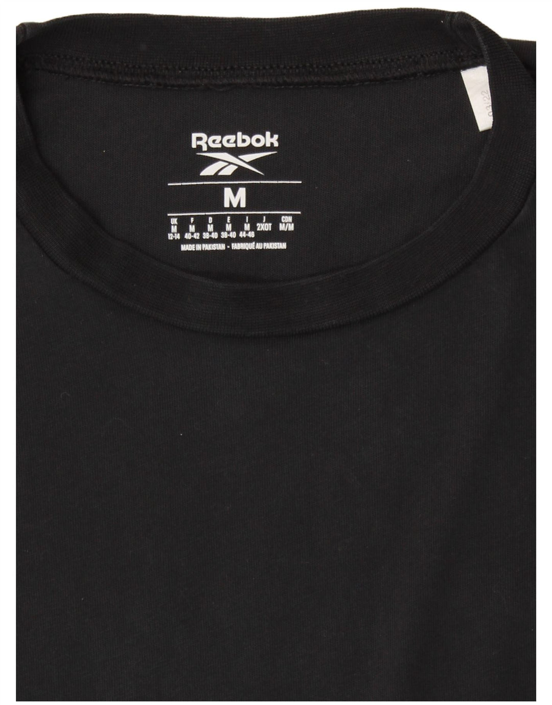 REEBOK Camiseta con gráfico extragrande para mujer UK 40/40 M Negro