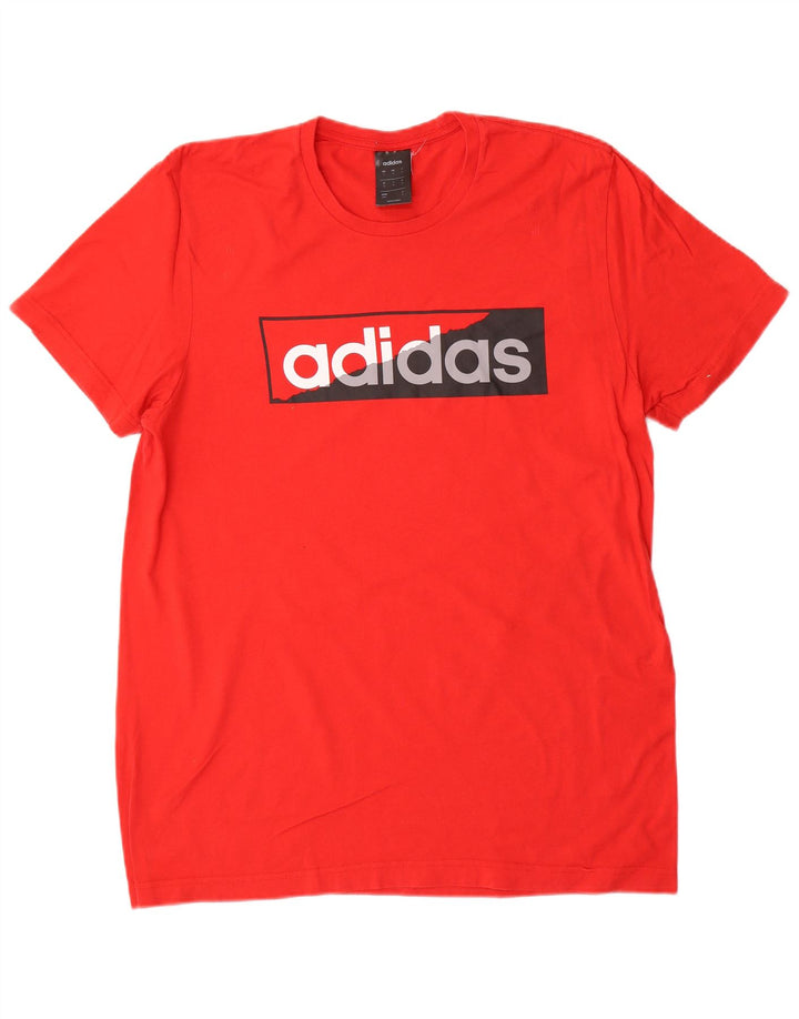 ADIDAS Camiseta gráfica para hombre Top Medium Rojo