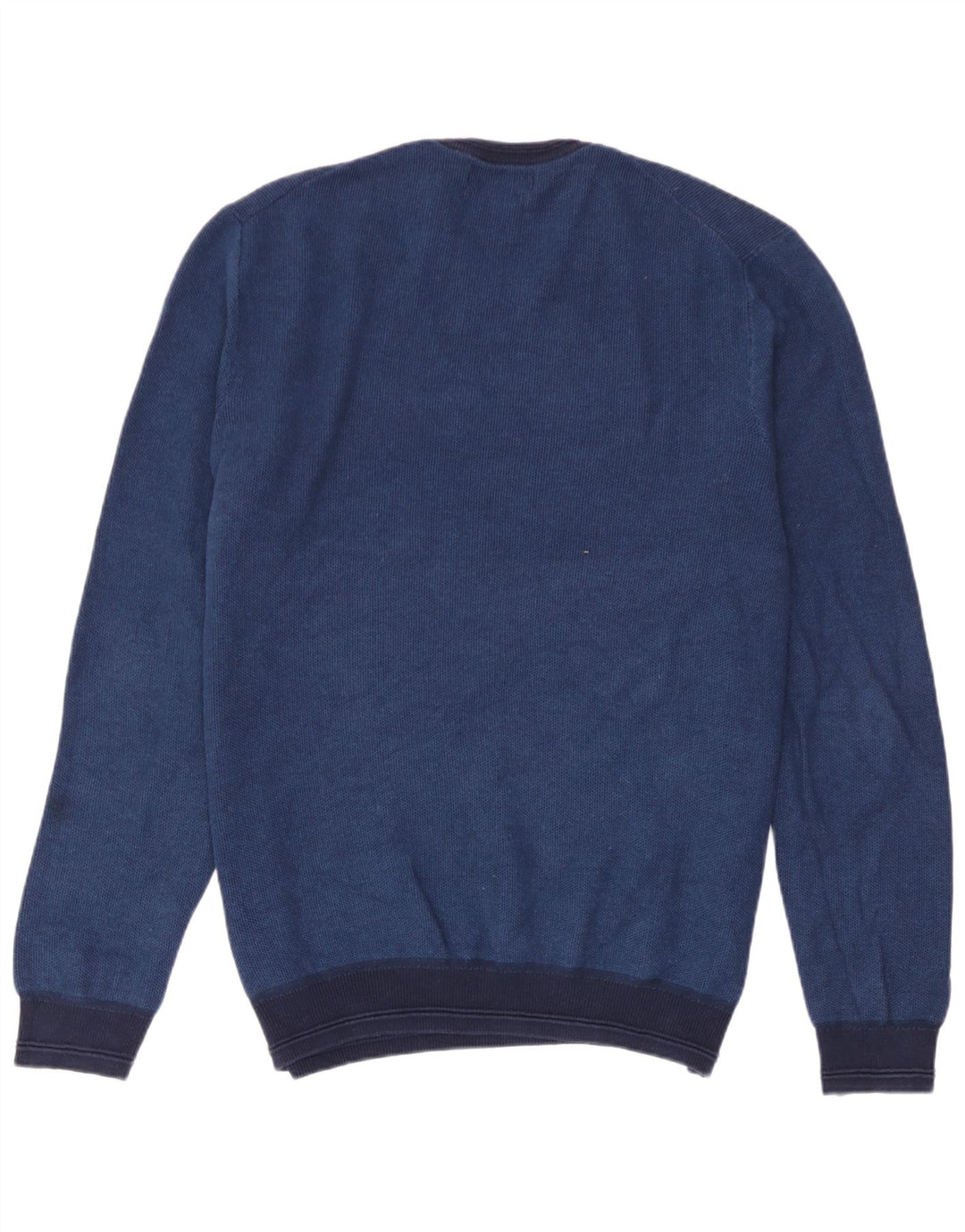 Marks & Spencer Jersey de cuello redondo para hombre XL Algodón azul