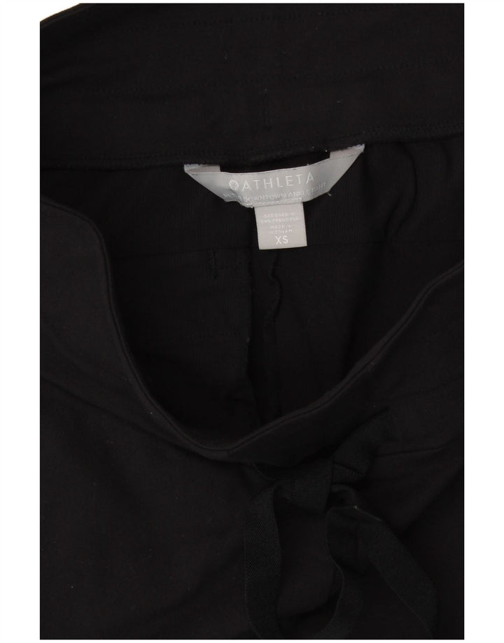 ATHLETA Pantalones de chándal para mujer UK 6 XS Black Nylon