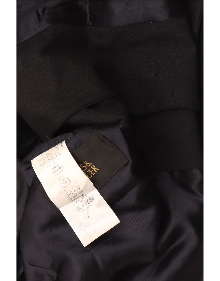 Marks & Spencer Chaqueta tipo blazer de 3 botones para hombre UK 38 Medium Azul marino
