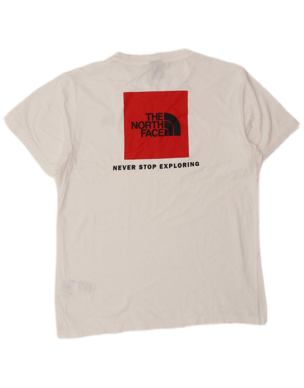THE NORTH FACE Camiseta gráfica para hombre Top Small White Cotton