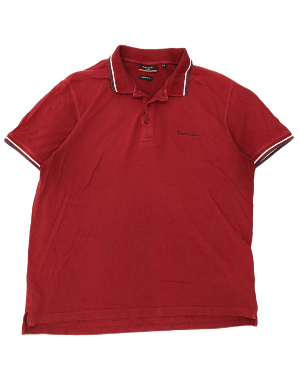 Pierre Cardin Polo Hombre Regular Fit XL Algodón Burdeos