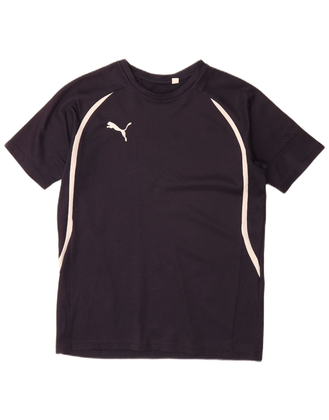 Camiseta PUMA para hombre Top Small azul marino con bloques de color