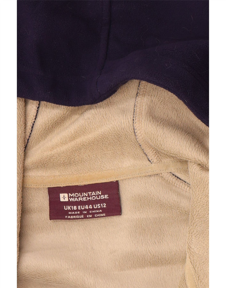 MOUNTAIN WAREHOUSE Chaqueta polar con capucha para mujer UK 46 Grande Azul marino