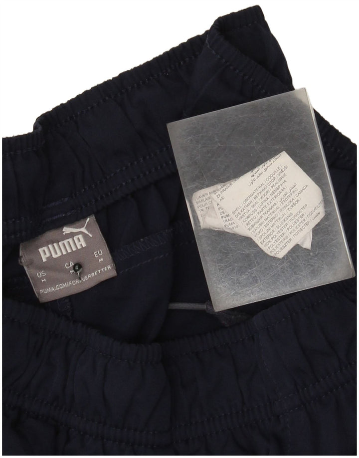 Pantalones cortos deportivos Puma para hombre poliéster azul marino mediano