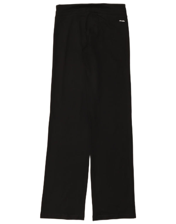 Adidas Mujer Climalite Pantalones de Chándal de Pierna Ancha UK 4/6 XS Negro