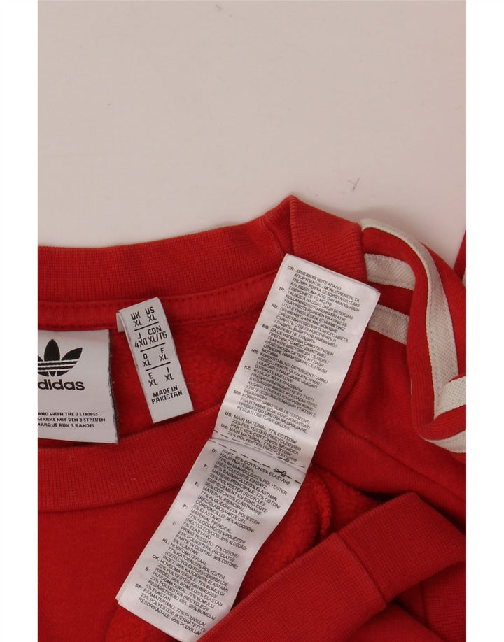 ADIDAS Sudadera Hombre Jumper XL Rojo Algodón