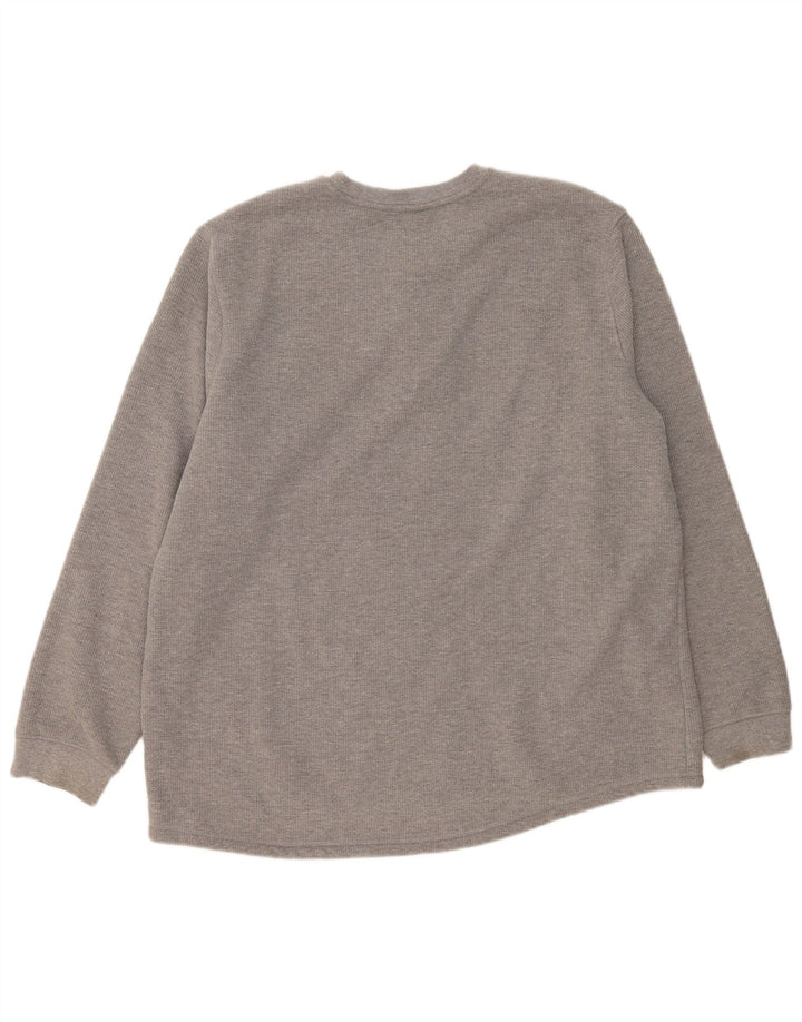 Lee - Sudadera de corte regular para hombre, talla 2XL, algodón gris