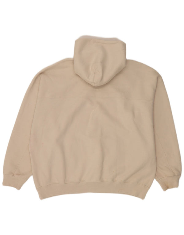 Abercrombie & Fitch Jersey con capucha para hombre XL Algodón beige