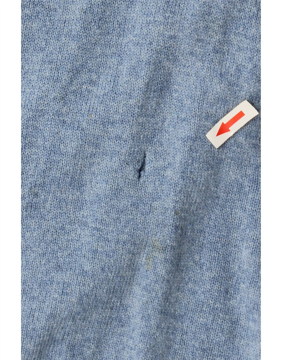 Marks & Spencer Suéter con cuello en V para hombre, color azul, talla grande, moteado en azul