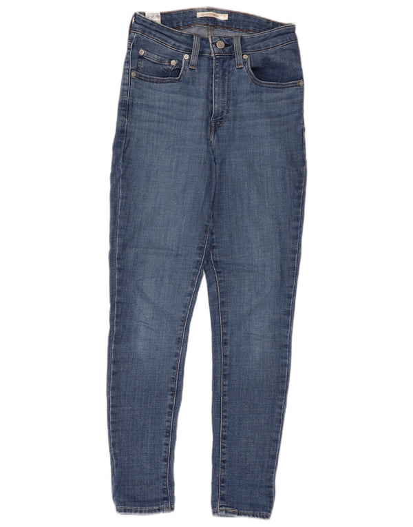 Levi's Vaqueros pitillo de talle alto 721 para mujer W27 L28 Algodón azul
