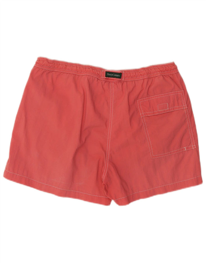 Henry Cottons Bañador para hombre, talla grande, color rojo, poliamida