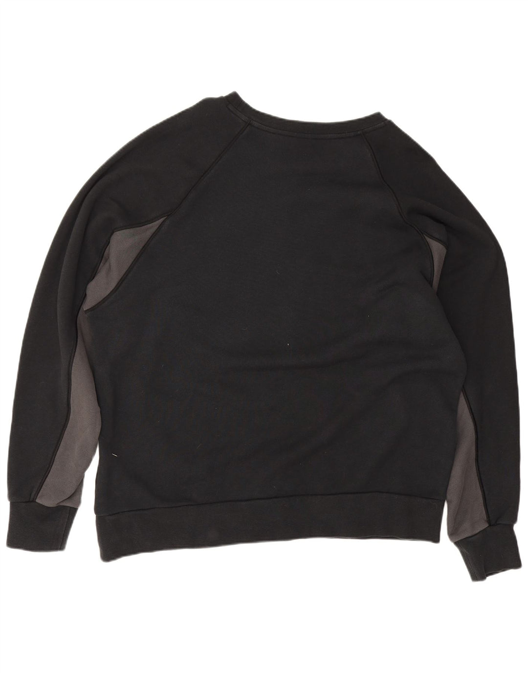 Nike Hombre Sudadera Gráfica Jumper XL Negro Colorblock Algodón