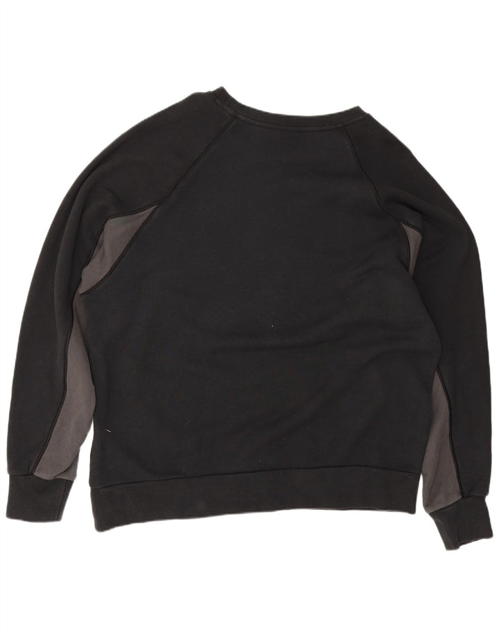 Nike Hombre Sudadera Gráfica Jumper XL Negro Colorblock Algodón