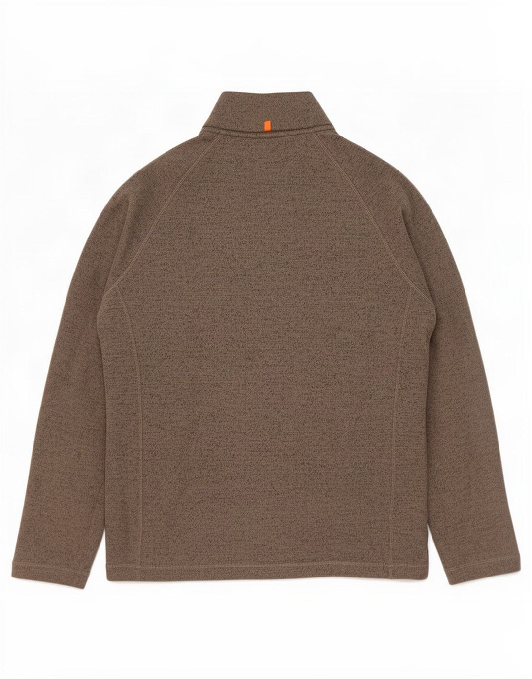 John Lewis - Sudadera con cuello y botones para hombre, talla grande, poliéster moteado gris