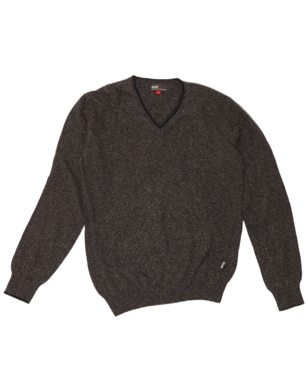 Slam Hombre Jersey Con Cuello En V Poliamida Gris Medio
