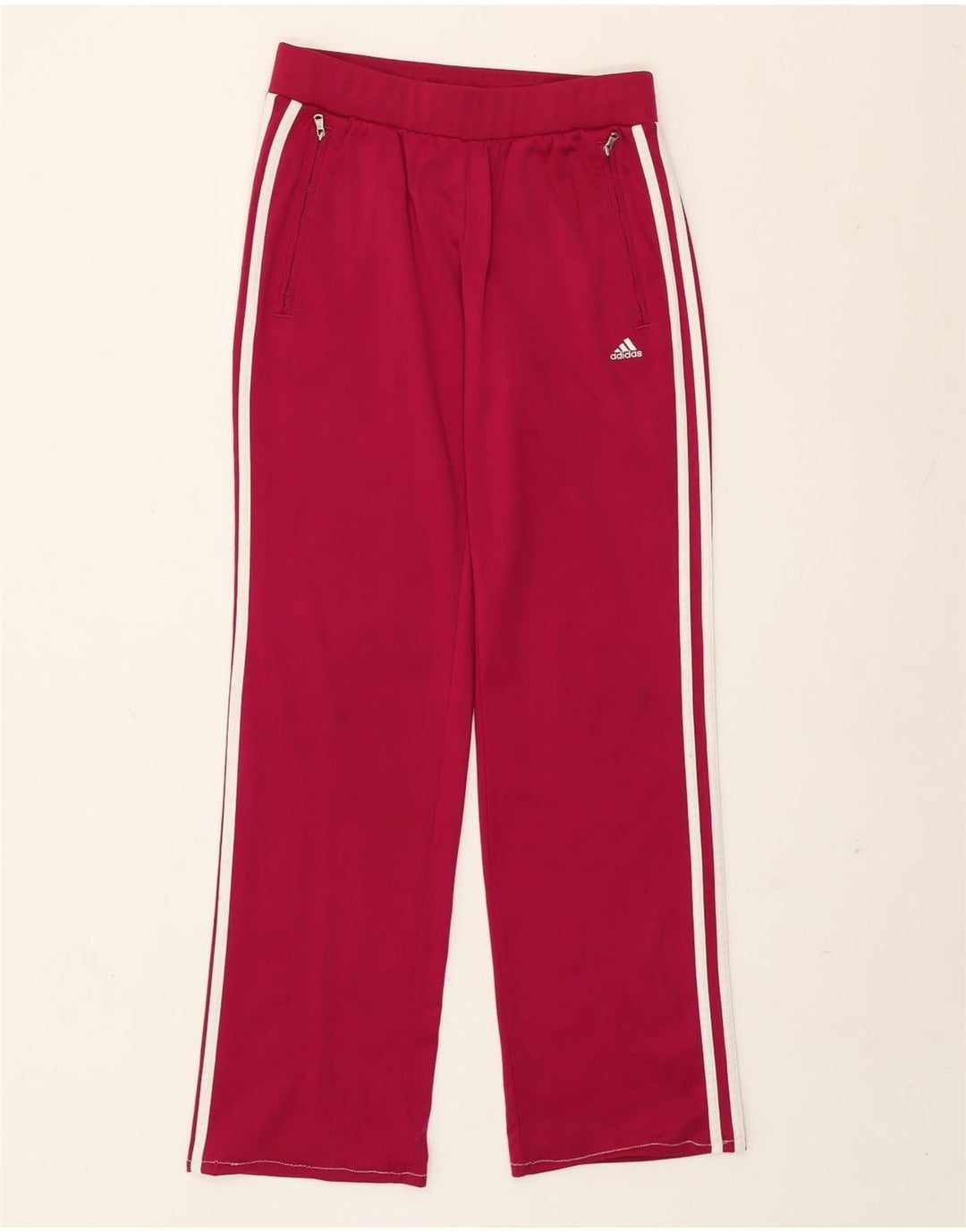 Adidas Pantalones de chándal para mujer UK 10 Small Púrpura Poliéster
