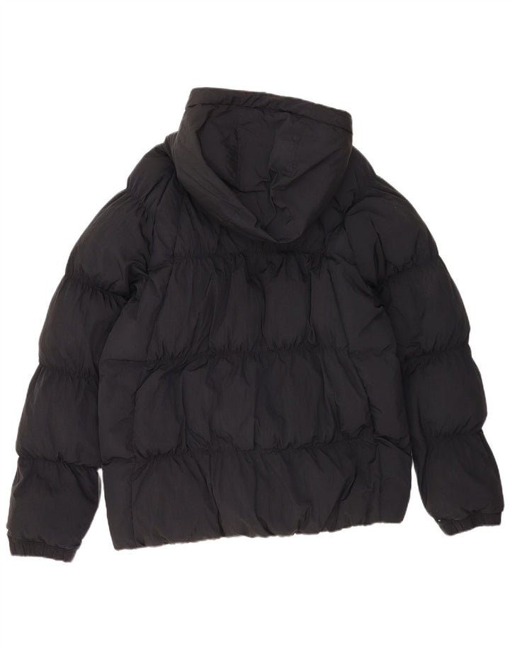 Jordan Chaqueta acolchada con capucha para hombre UK 40 Large Nylon negro