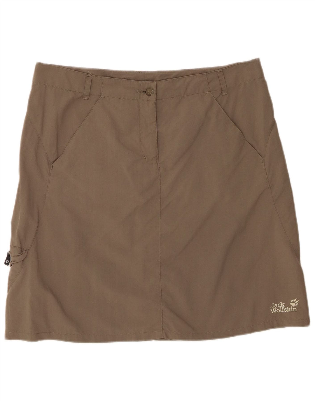 JACK WOLFSKIN Minifalda cargo para mujer UK 14/16 Large W34 Poliamida gris
