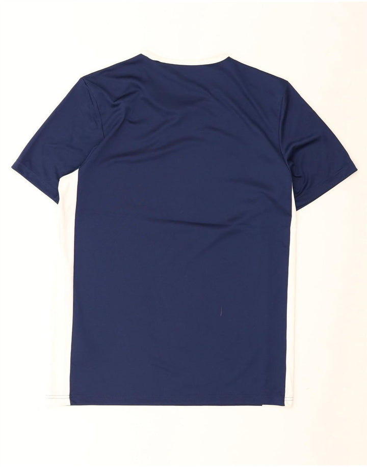 Adidas Hombre Aeroready Camiseta Superior Medio Azul Marino Colorblock Poliéster