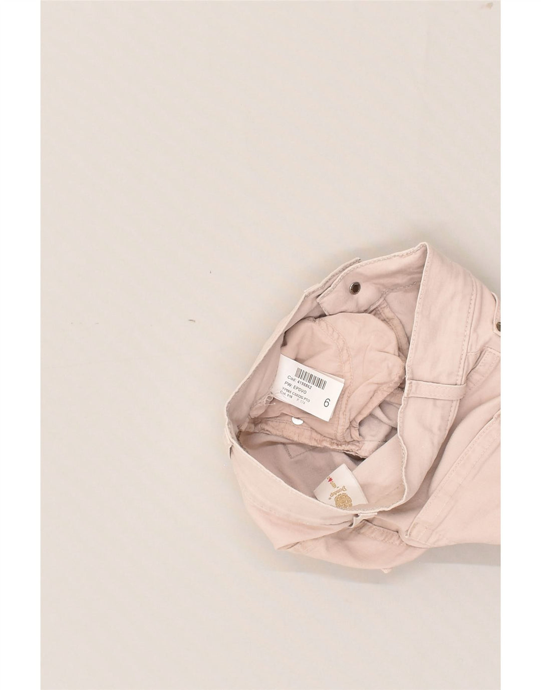 DONDUP Girls Slim Jeans 5-6 Years W22 L14 Beige Cotton | Vintage Dondup | Thrift | Second-Hand Dondup | Used Clothing | Messina Hembry 