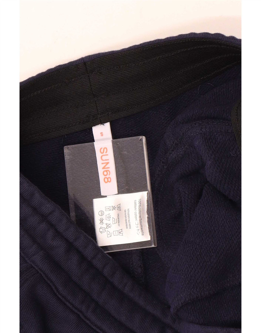 Sun68 Pantalones de Chándal para Hombre Joggers Small Azul Marino Algodón