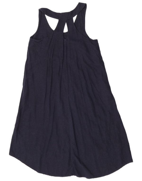 Vestido halter para mujer de Fat Face UK 44 Large Lino azul marino