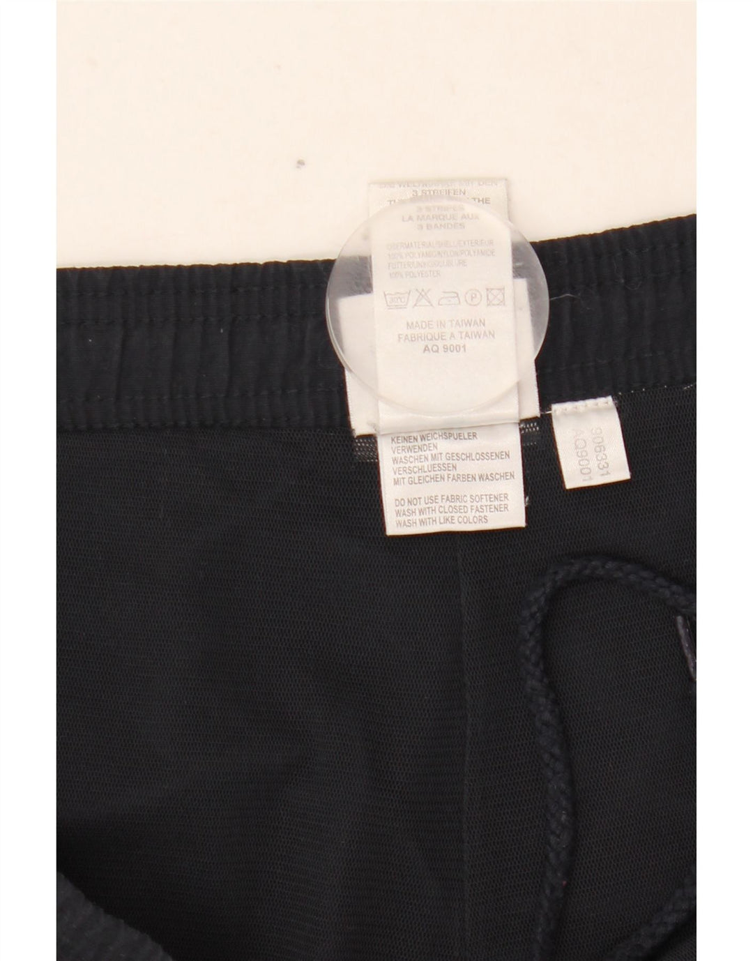 Adidas Pantalón Chándal Hombre XL Azul Marino Rayas Poliéster