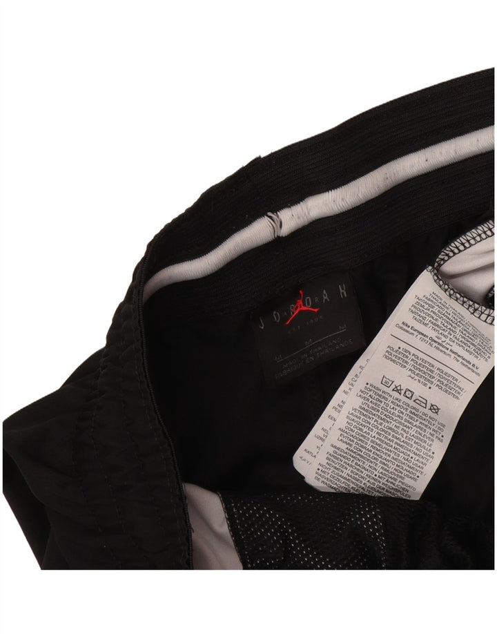 Jordan Shorts deportivos Dri Fit para hombre Poliéster color block mediano negro