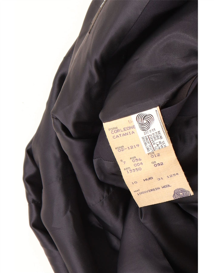 Hugo Boss Chaqueta tipo blazer de 2 botones para hombre EU 52 XL Lana virgen azul marino