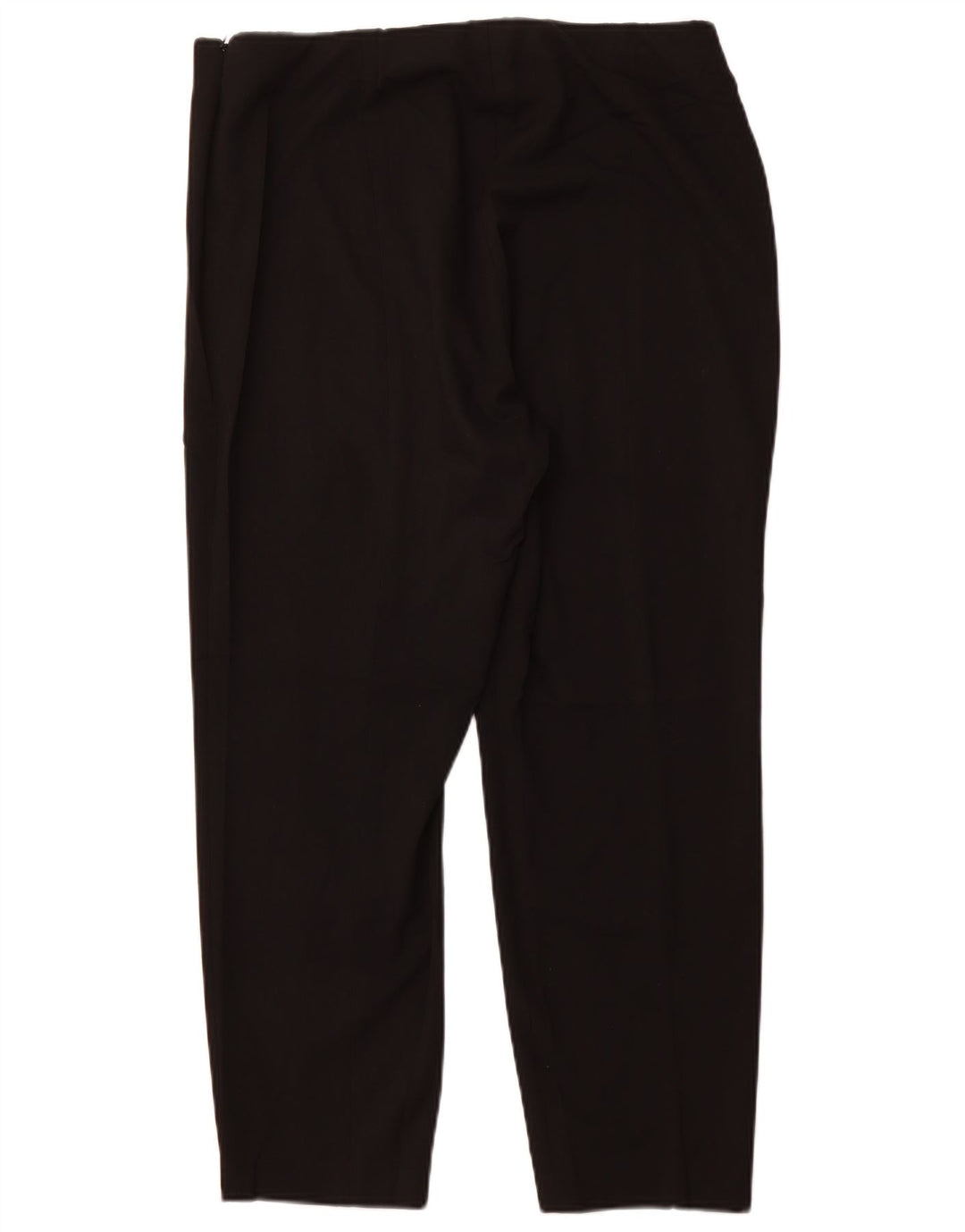 CALVIN KLEIN Pantalones casuales delgados para mujer US 14 XL W34 L27 Poliéster negro