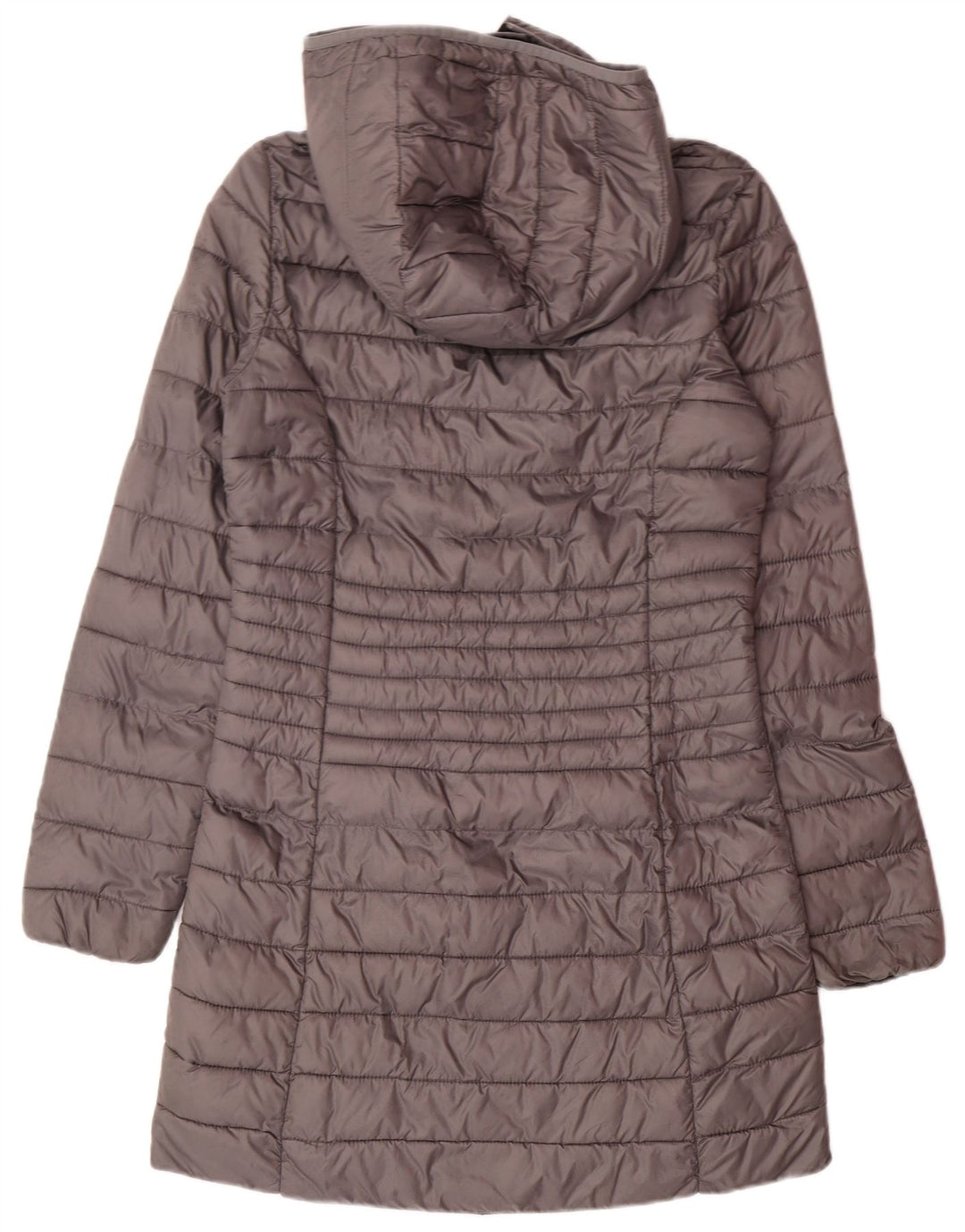 CHAMPION Abrigo acolchado con capucha para mujer IT 42 Poliamida gris medio