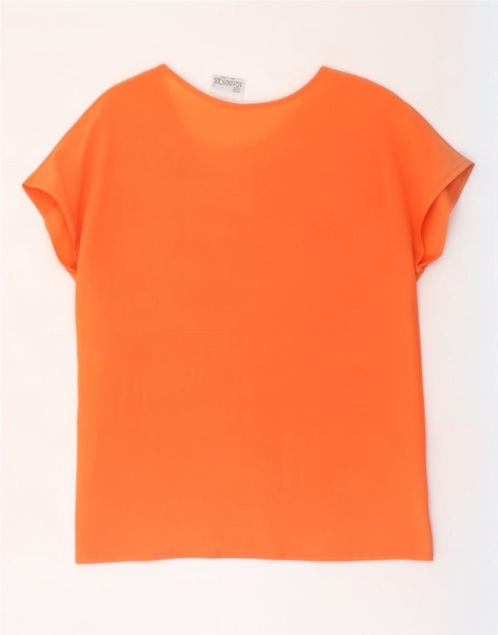Blusa vintage para mujer Top IT 44 Naranja medio