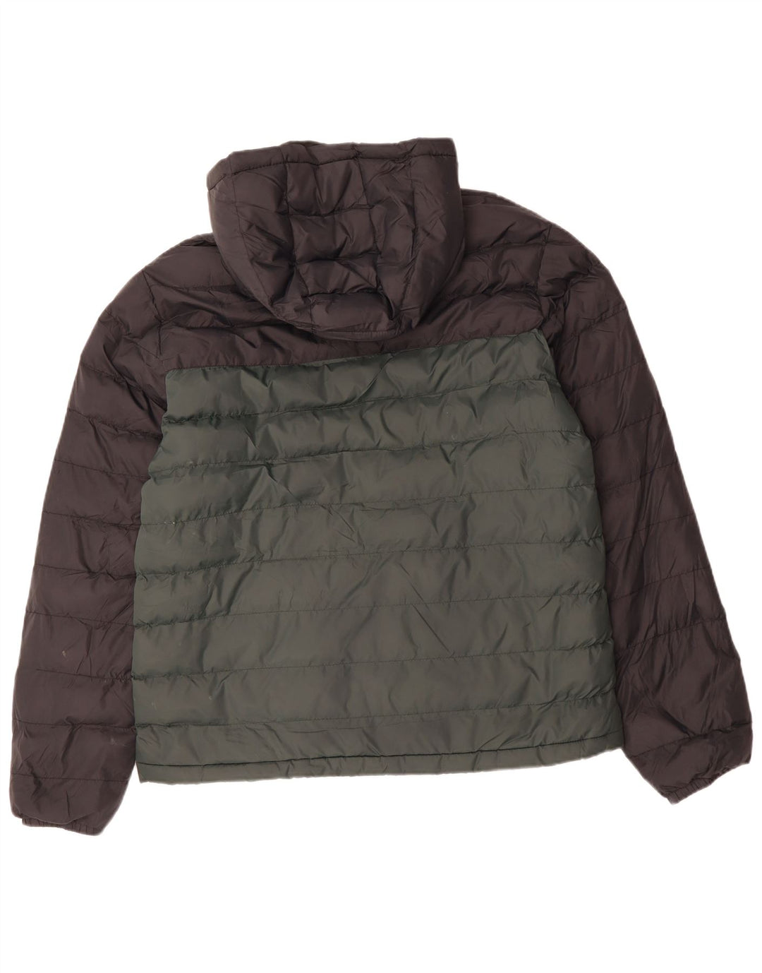 MOUNTAIN WAREHOUSE Chaqueta acolchada con capucha para hombre UK 40 Large Green Colourblock