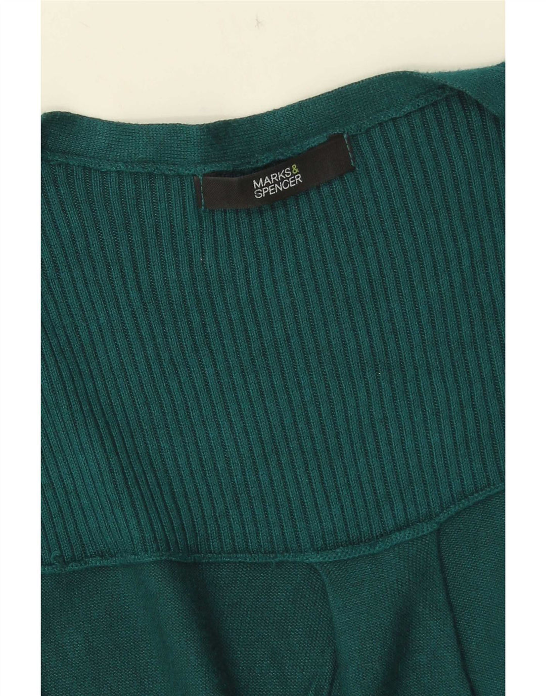 Marks & Spencer - Cárdigan sin mangas para mujer, talla 40, color verde medio
