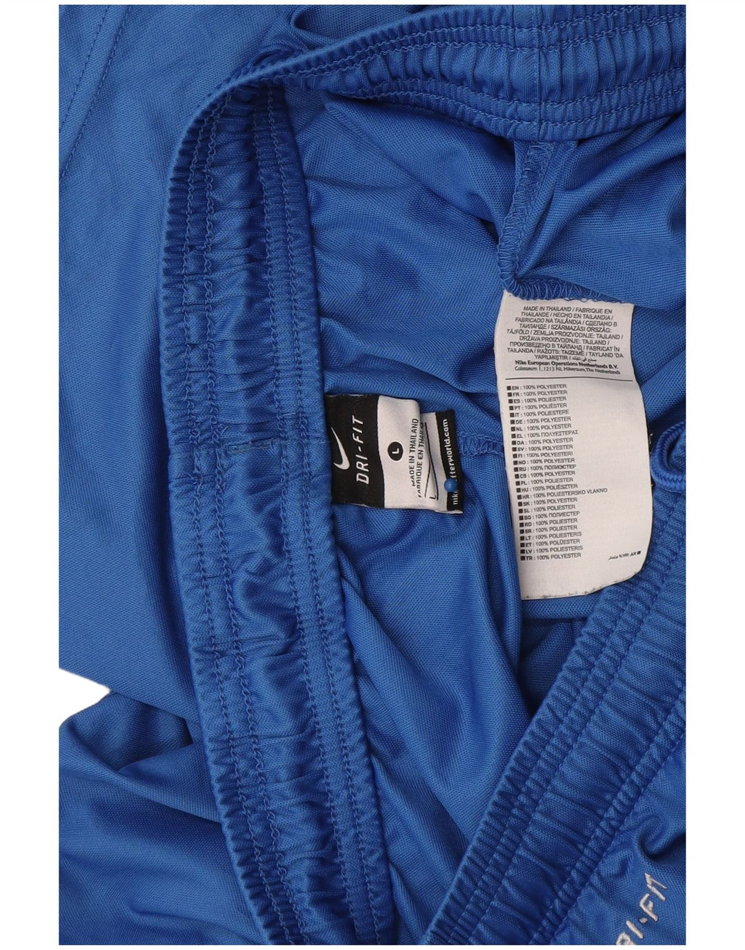 Nike - Pantalones cortos deportivos Dri Fit para hombre, poliéster azul grande