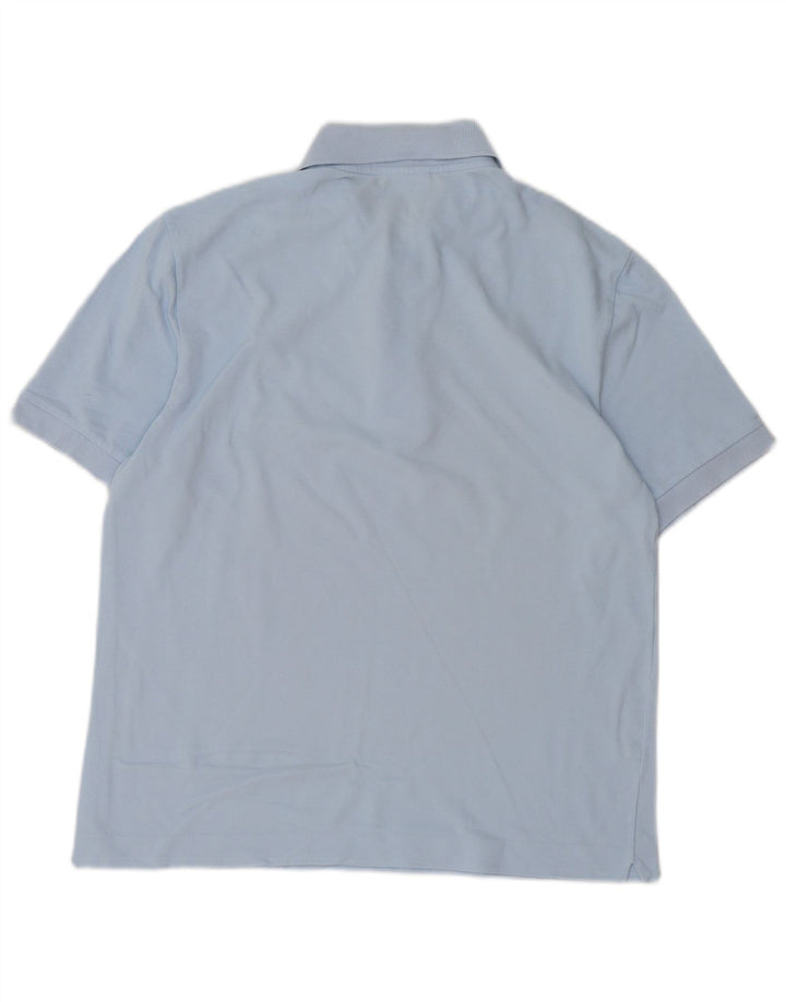 Polo Lacoste para hombre talla 4 algodón azul medio