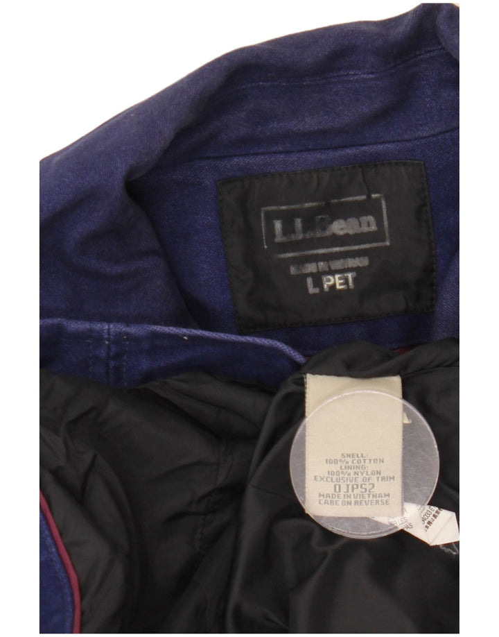 L.L.Bean Chaqueta tipo blazer de mezclilla pequeña con 5 botones para mujer UK 46 Grande Azul marino