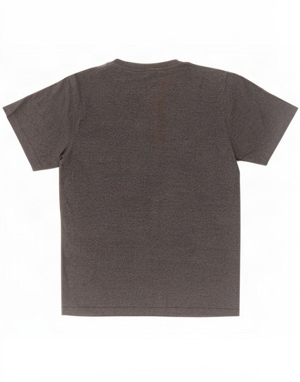 Ellesse Camiseta gráfica para mujer Top UK 42 Algodón moteado gris medio