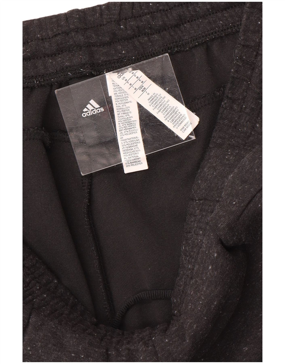 Pantalón De Chándal Adidas Hombre Gris Medio De Algodón Moteado