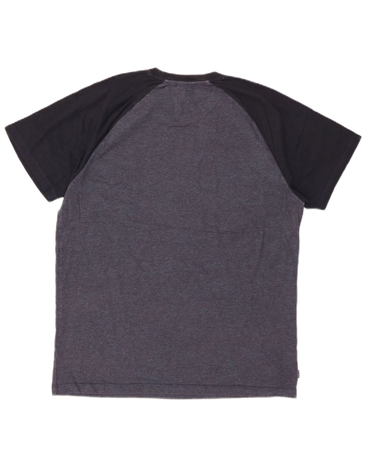 SUPERDRY Camiseta para hombre Top 2XL Azul marino Colorblock Algodón