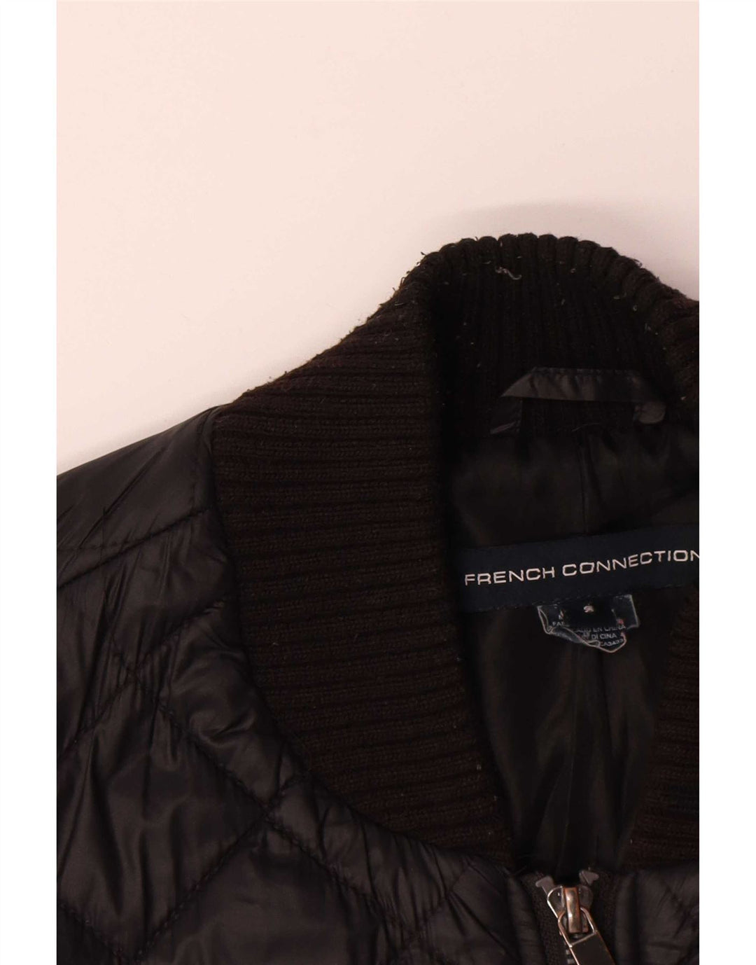 Chaqueta acolchada para mujer de French Connection ES 44 Mediana Poliéster negro