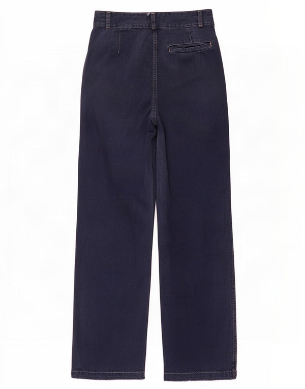 Zara Jeans Sueltos De Tiro Alto Para Mujer EU 32 2XS W22 L28 Azul Marino